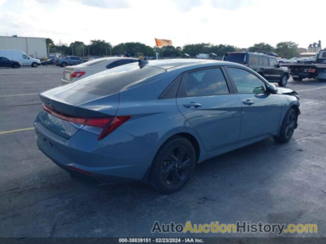 HYUNDAI ELANTRA HYBRID BLUE, KMHLM4AJ7NU031418