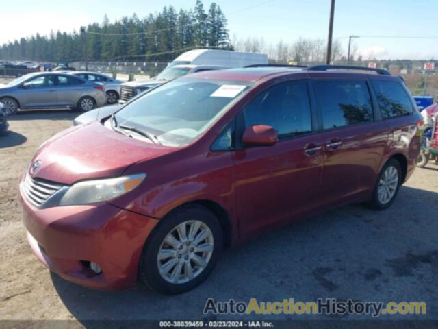 TOYOTA SIENNA XLE 7 PASSENGER, 5TDDK3DCXDS065264