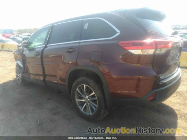 TOYOTA HIGHLANDER XLE, 5TDJZRFH1KS982536