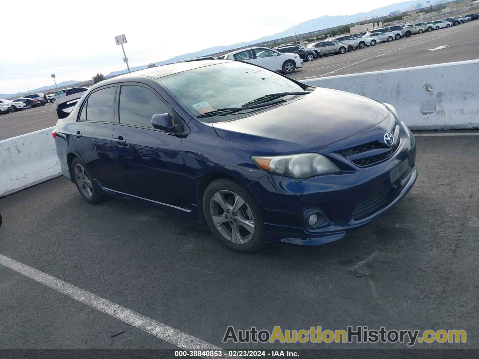 TOYOTA COROLLA S, 2T1BU4EE0BC652392