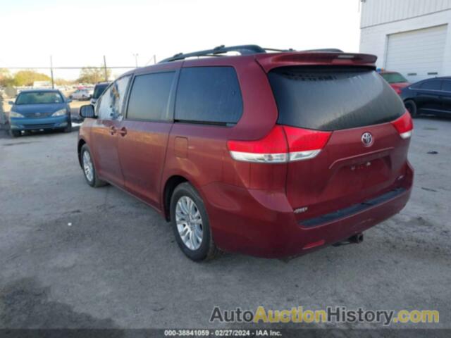 TOYOTA SIENNA XLE V6 8 PASSENGER, 5TDYK3DC2CS186144