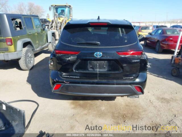 TOYOTA HIGHLANDER HYBRID LIMITED, 5TDXBRCH3PS582908