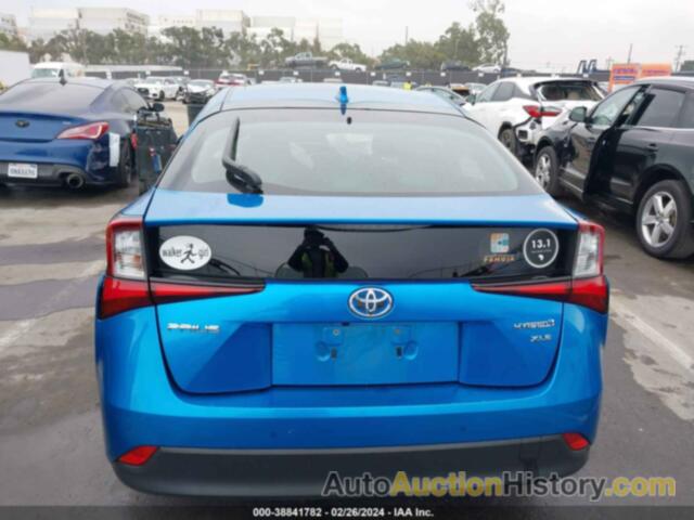 TOYOTA PRIUS XLE, JTDKARFU8K3072389