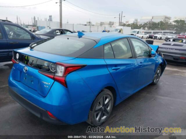 TOYOTA PRIUS XLE, JTDKARFU8K3072389