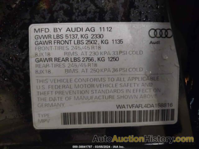 AUDI ALLROAD 2.0T PREMIUM, WA1VFAFL4DA158816