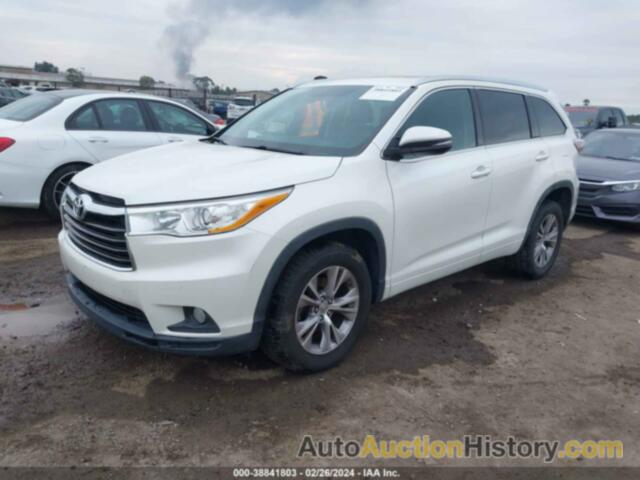 TOYOTA HIGHLANDER XLE V6, 5TDKKRFH5ES021564