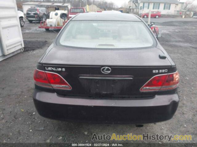 LEXUS ES 330, JTHBA30G965166208