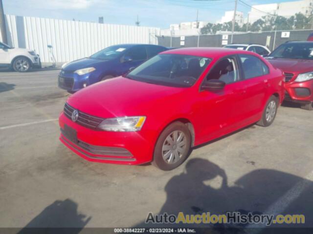 VOLKSWAGEN JETTA 2.0L S, 3VW2K7AJ1FM294031