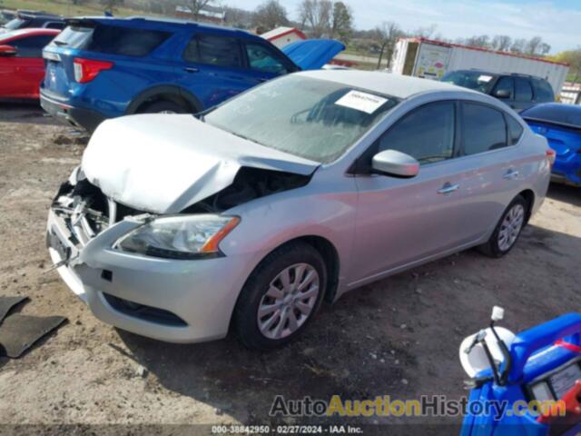 NISSAN SENTRA S, 3N1AB7AP7DL619631