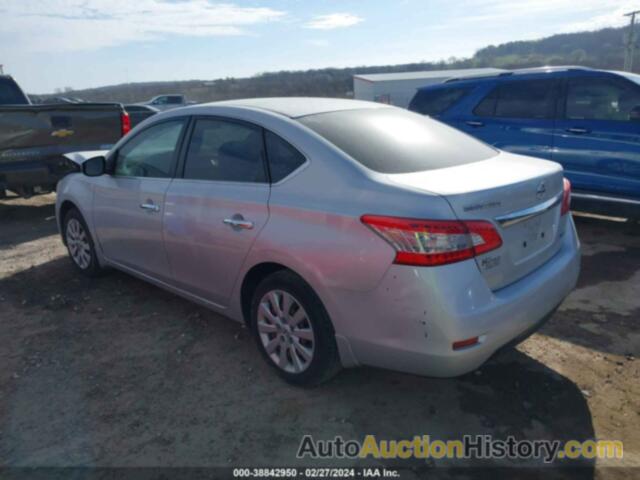 NISSAN SENTRA S, 3N1AB7AP7DL619631