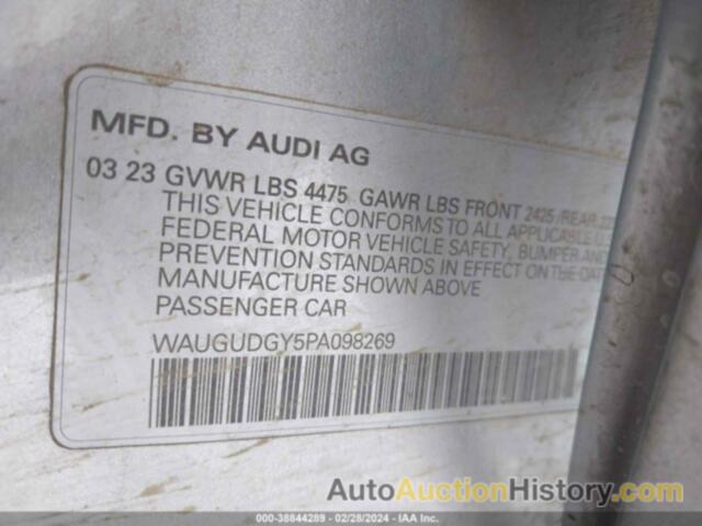 AUDI A3 PREMIUM 40 TFSI QUATTRO S TRONIC, WAUGUDGY5PA098269