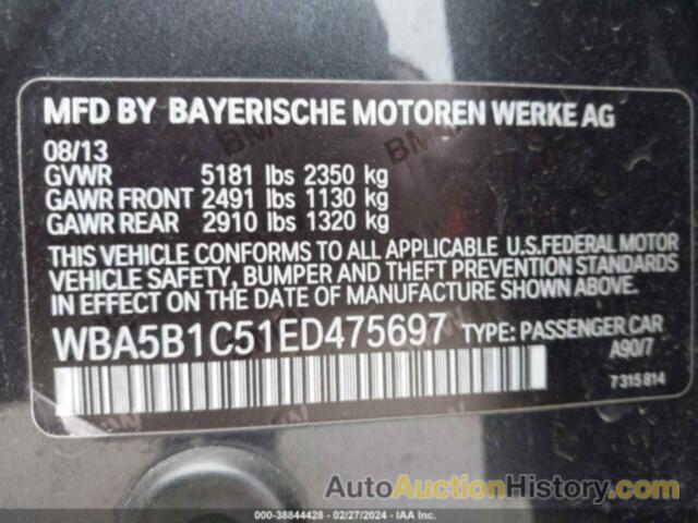 BMW 535 I, WBA5B1C51ED475697
