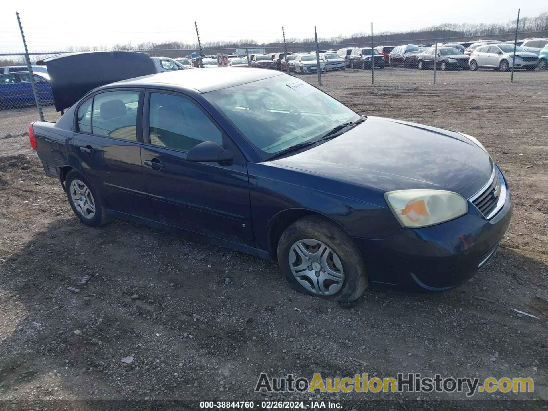 CHEVROLET MALIBU LS, 1G1ZS57F07F300906