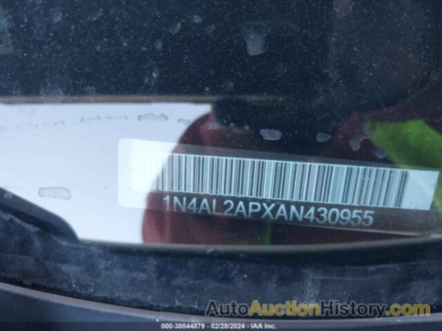 NISSAN ALTIMA 2.5 S, 1N4AL2APXAN430955