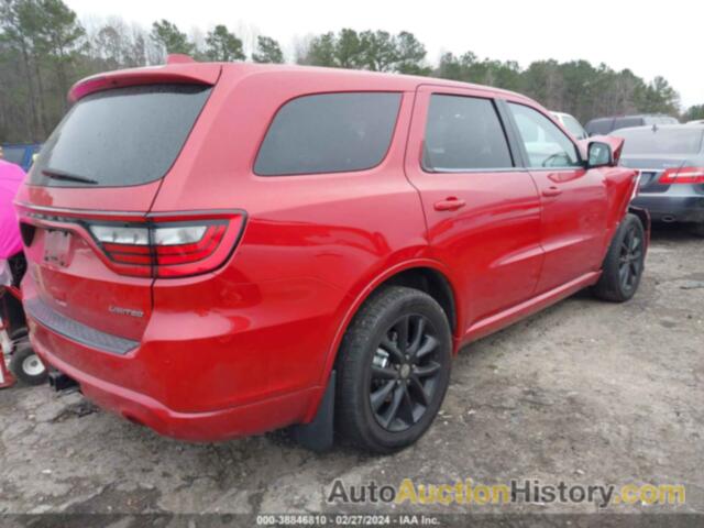 DODGE DURANGO LIMITED, 1C4RDHDG1GC353101