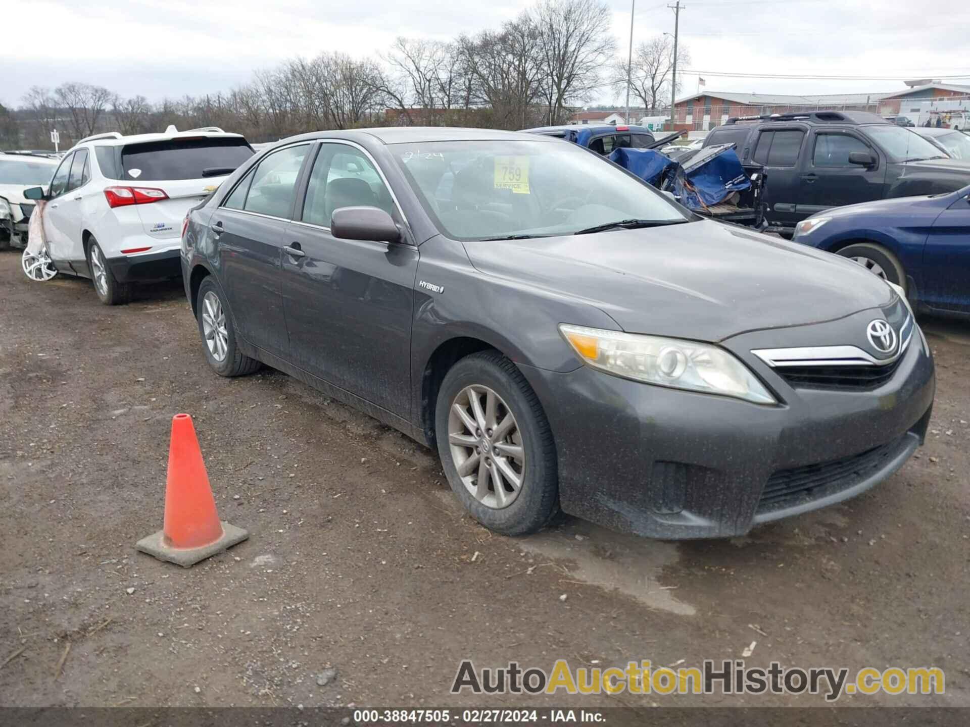 TOYOTA CAMRY HYBRID, 4T1BB3EK2AU112285