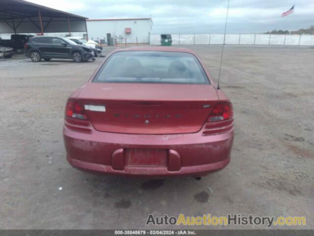 DODGE STRATUS SXT, 1B3EL46X66N217302