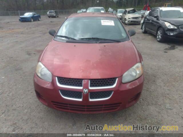 DODGE STRATUS SXT, 1B3EL46X66N217302