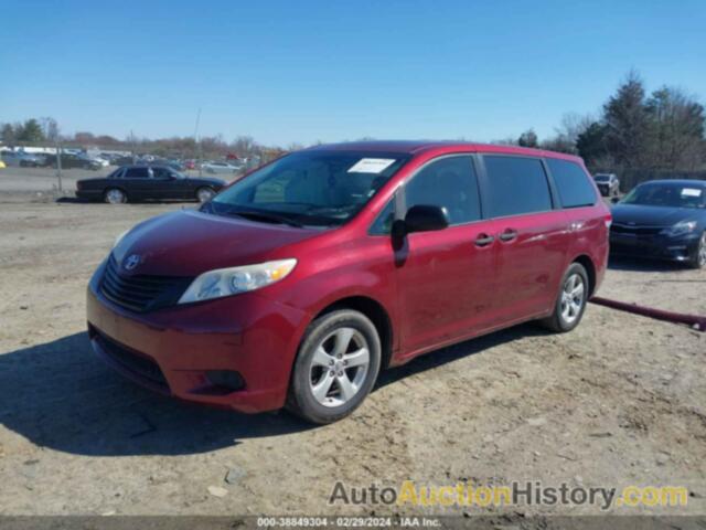 TOYOTA SIENNA L V6 7 PASSENGER, 5TDZK3DC7ES485300