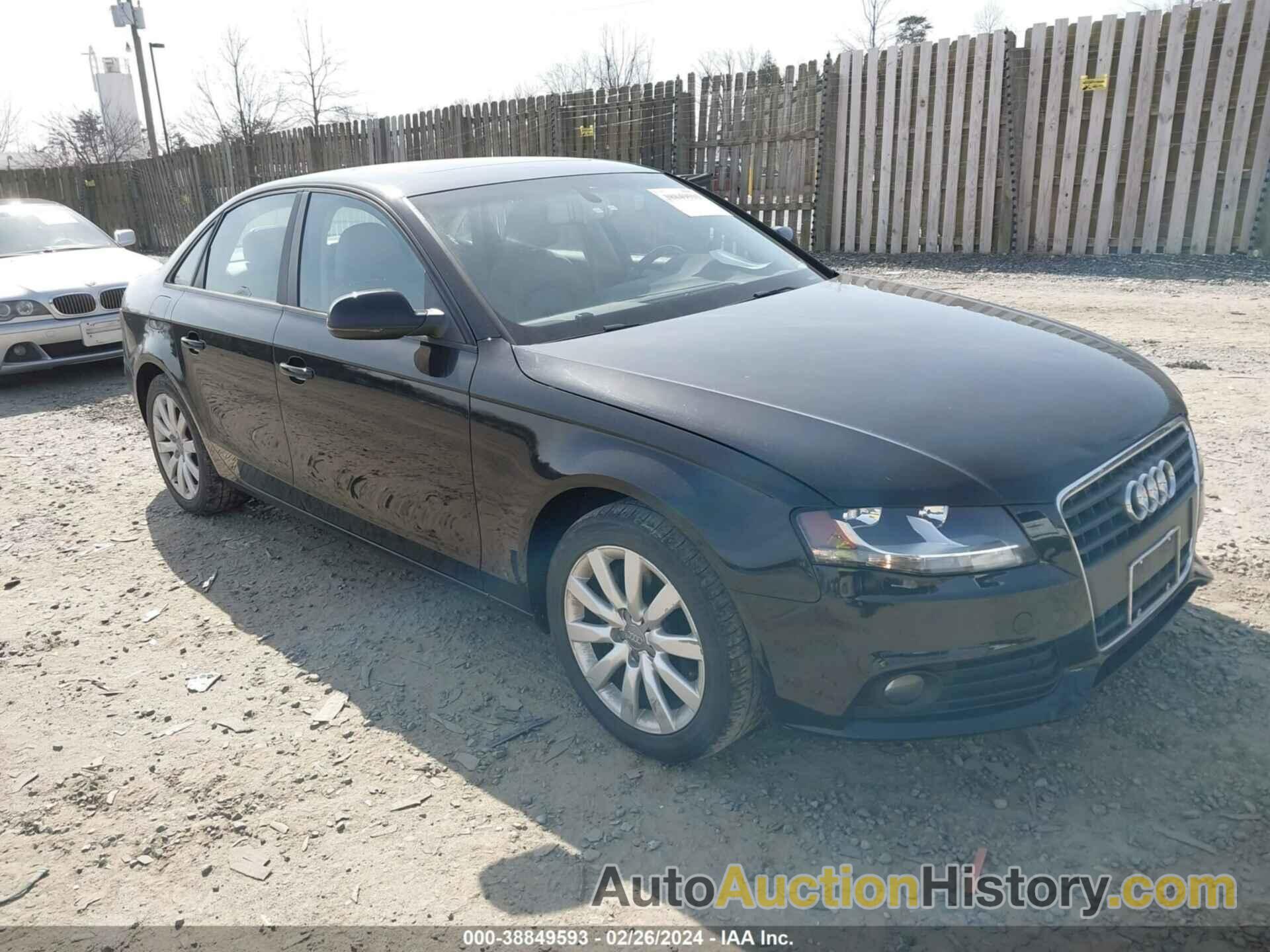 AUDI A4 2.0T PREMIUM, WAUAFAFL0CA117292