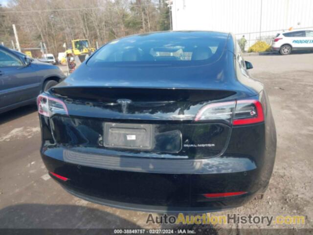 TESLA MODEL 3 LONG RANGE DUAL MOTOR ALL-WHEEL DRIVE, 5YJ3E1EB0NF194780