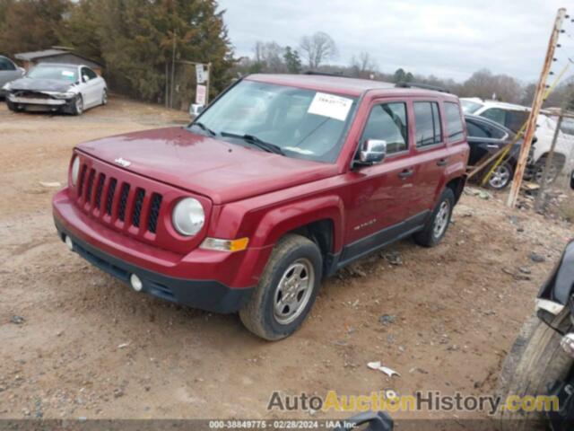 JEEP PATRIOT SPORT, 1C4NJPBA2DD192599