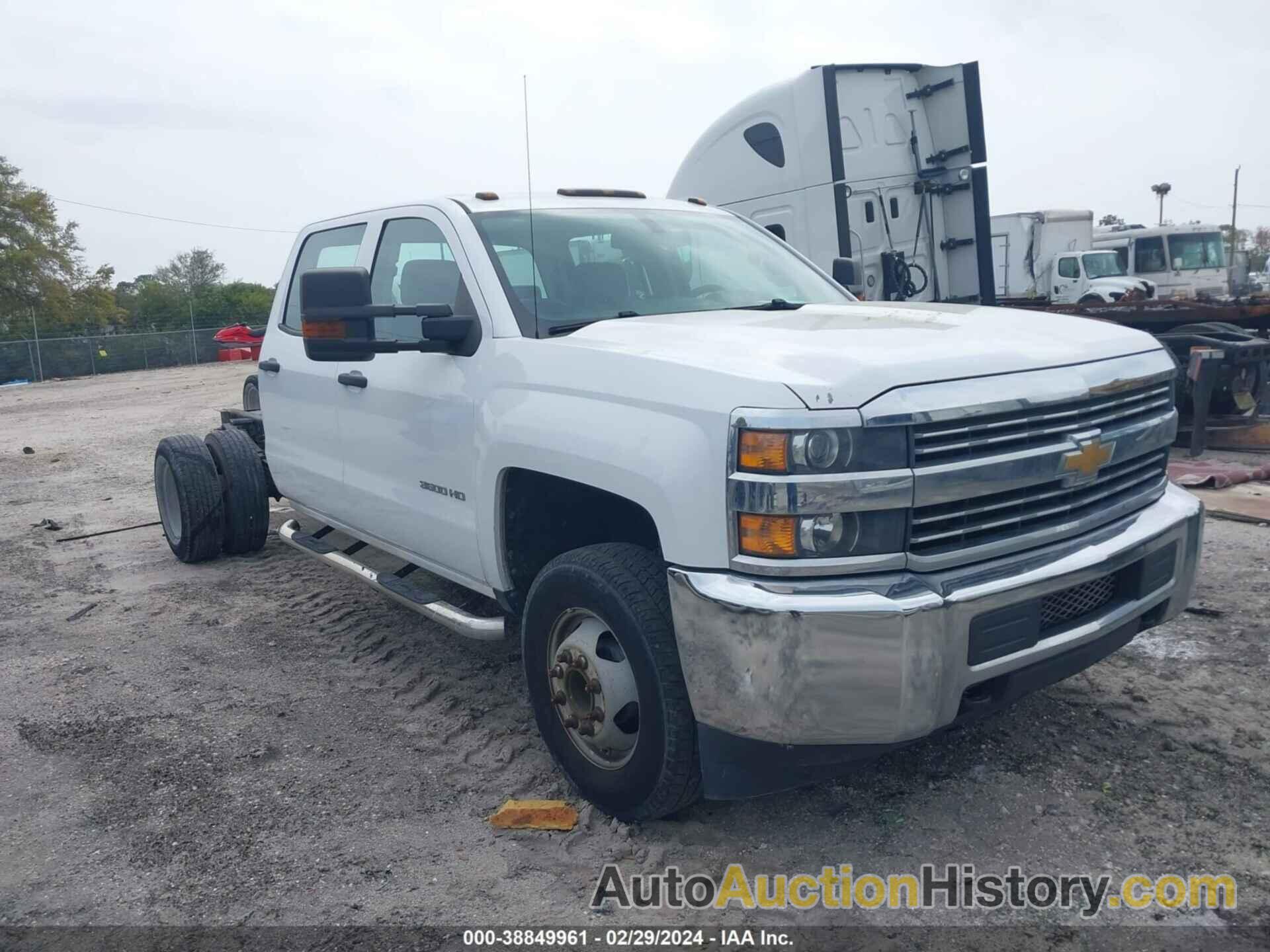 CHEVROLET SILVERADO 3500HD CHASSIS WT, 1GB4CYCG1GF227726