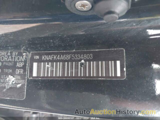 KIA FORTE LX, KNAFK4A68F5334803