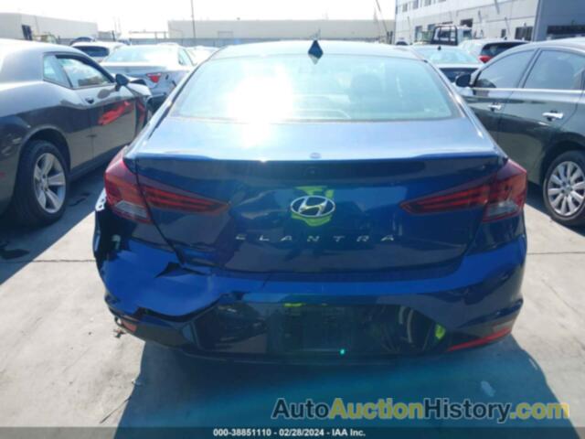 HYUNDAI ELANTRA SEL, 5NPD84LF3KH458302