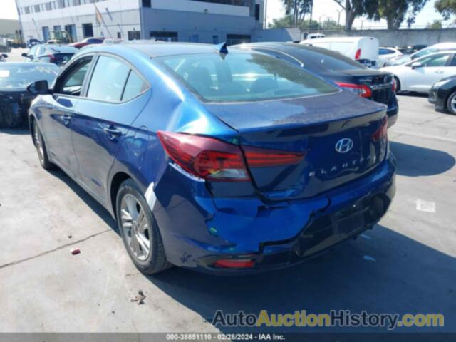 HYUNDAI ELANTRA SEL, 5NPD84LF3KH458302