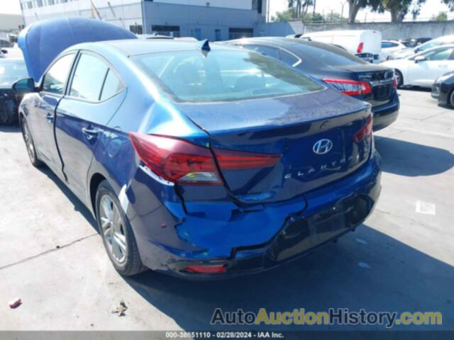 HYUNDAI ELANTRA SEL, 5NPD84LF3KH458302