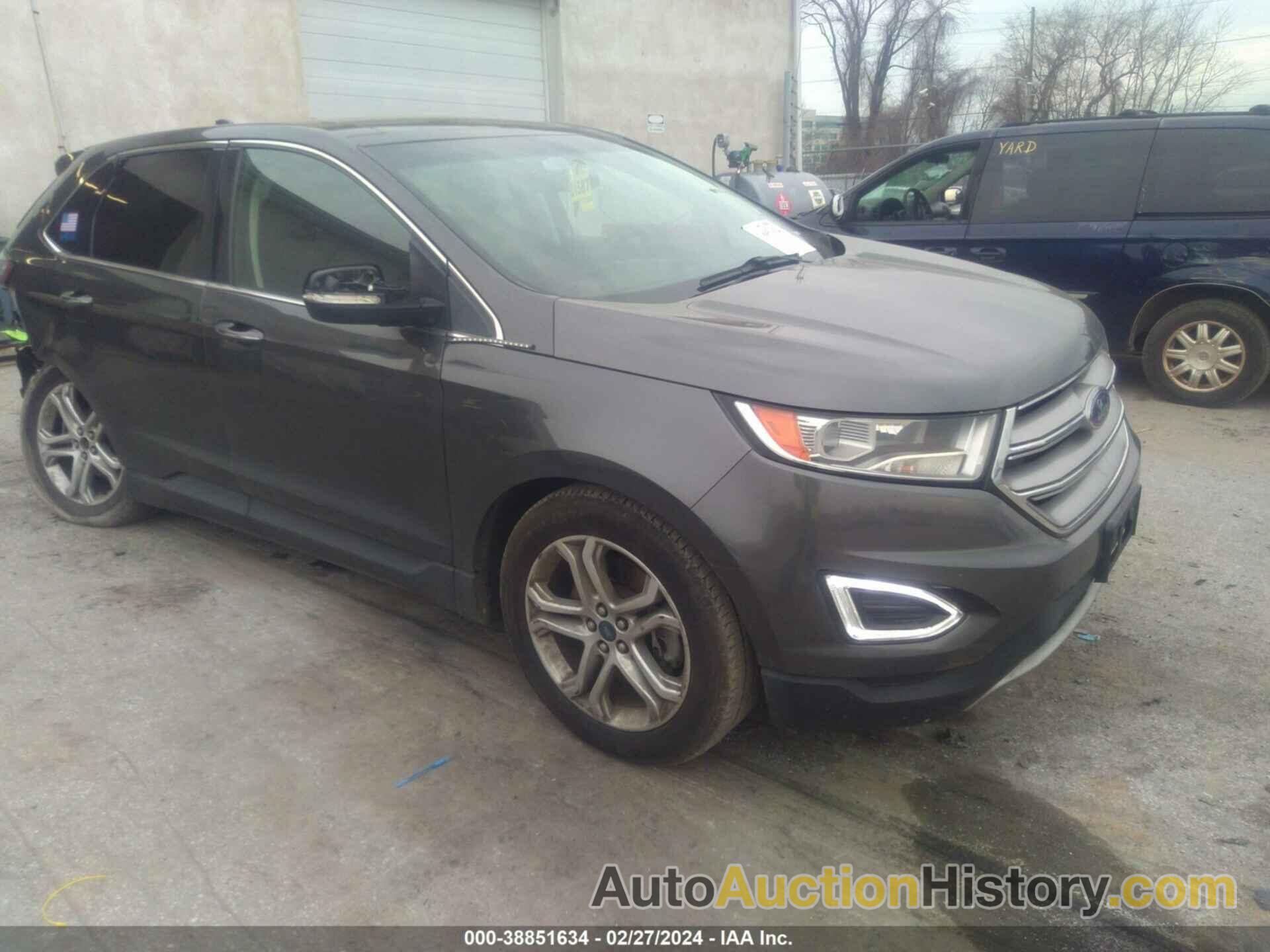 FORD EDGE TITANIUM, 2FMPK4K95JBB75545