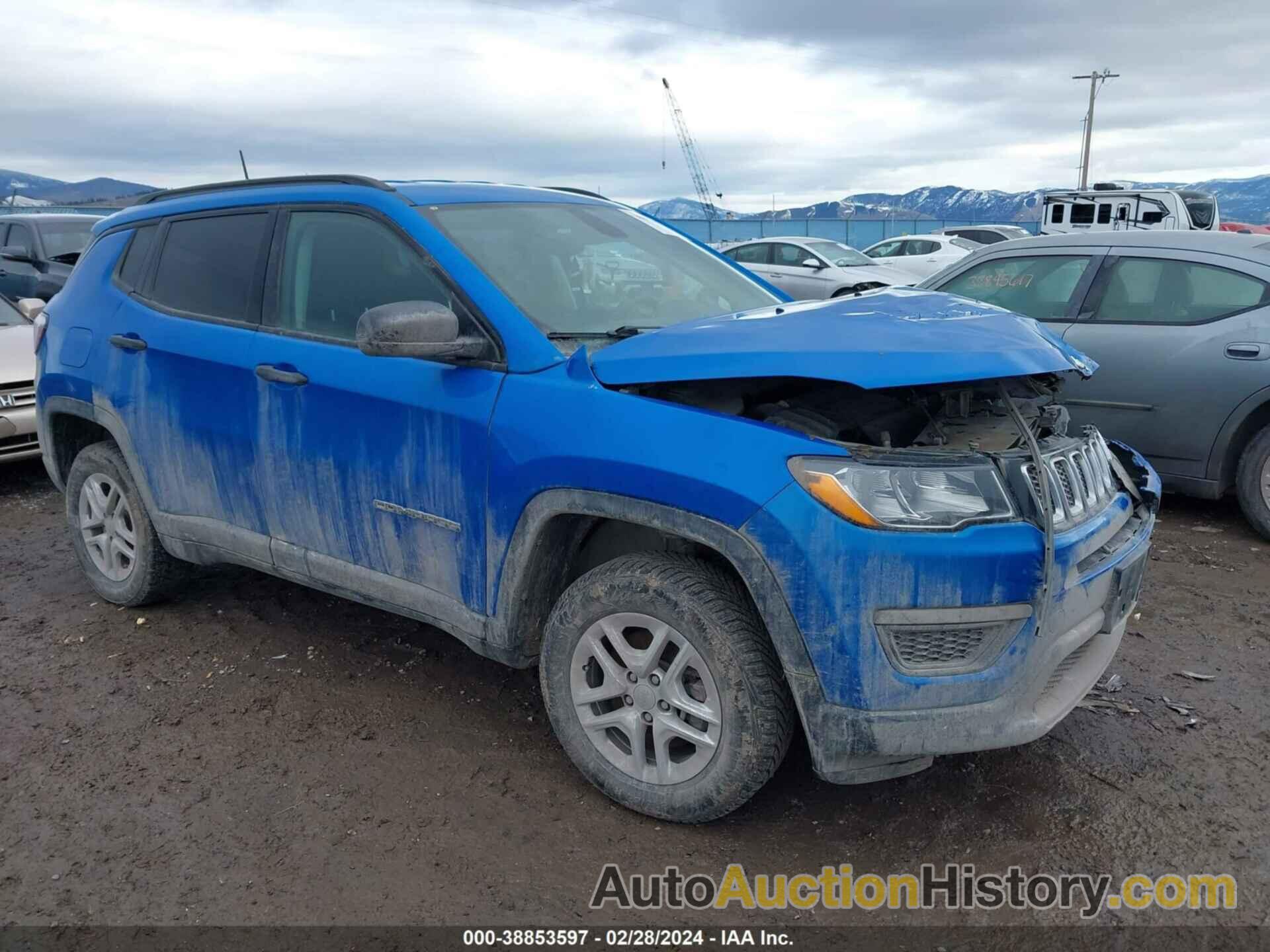 JEEP COMPASS SPORT 4X4, 3C4NJDAB3JT111656