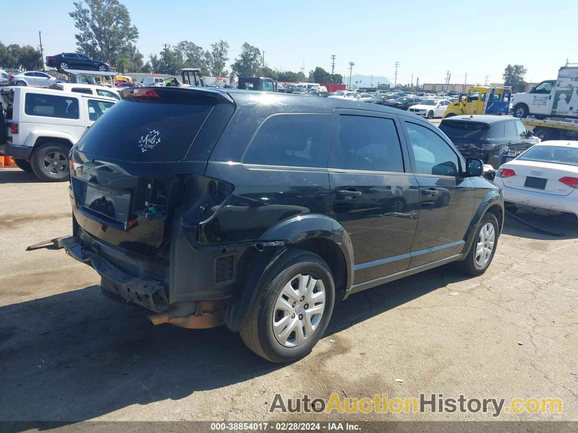 DODGE JOURNEY AMERICAN VALUE PKG, 3C4PDCABXET241854