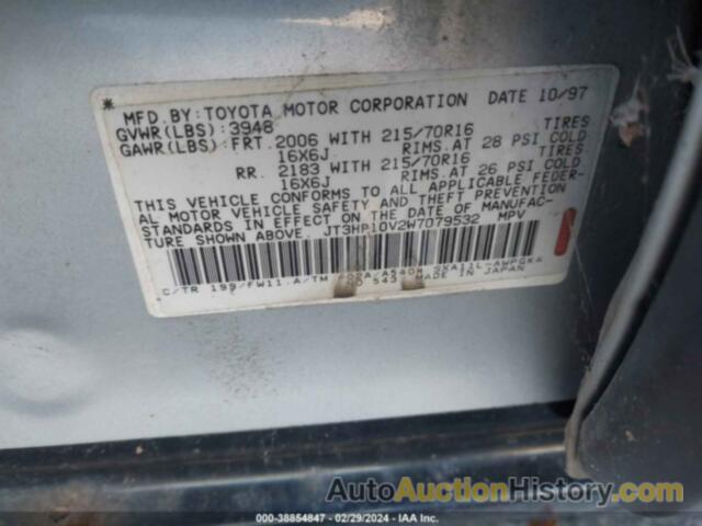 TOYOTA RAV4, JT3HP10V2W7079532