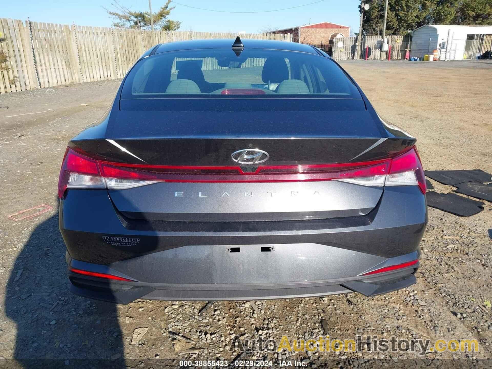 HYUNDAI ELANTRA SEL, 5NPLM4AG7MH000994