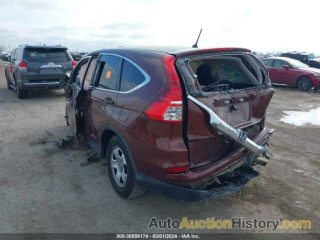 HONDA CR-V LX, 5J6RM3H34FL002489