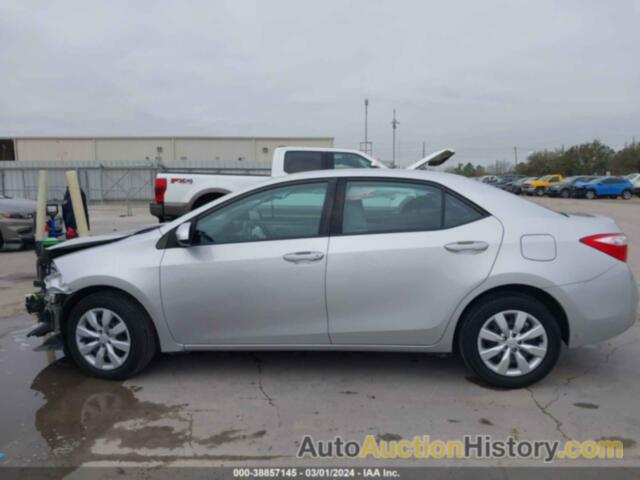 TOYOTA COROLLA LE, 5YFBURHE4GP531154