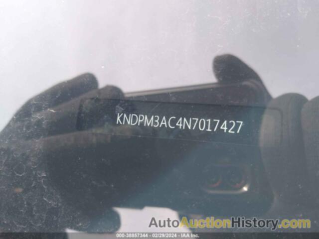 KIA SPORTAGE LX, KNDPM3AC4N7017427