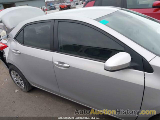 TOYOTA COROLLA LE, 2T1BURHE5KC213570