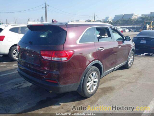 KIA SORENTO 2.4L LX, 5XYPG4A36JG341201