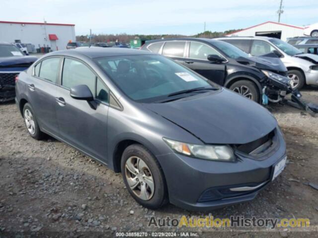 HONDA CIVIC LX, 2HGFB2F57DH563018