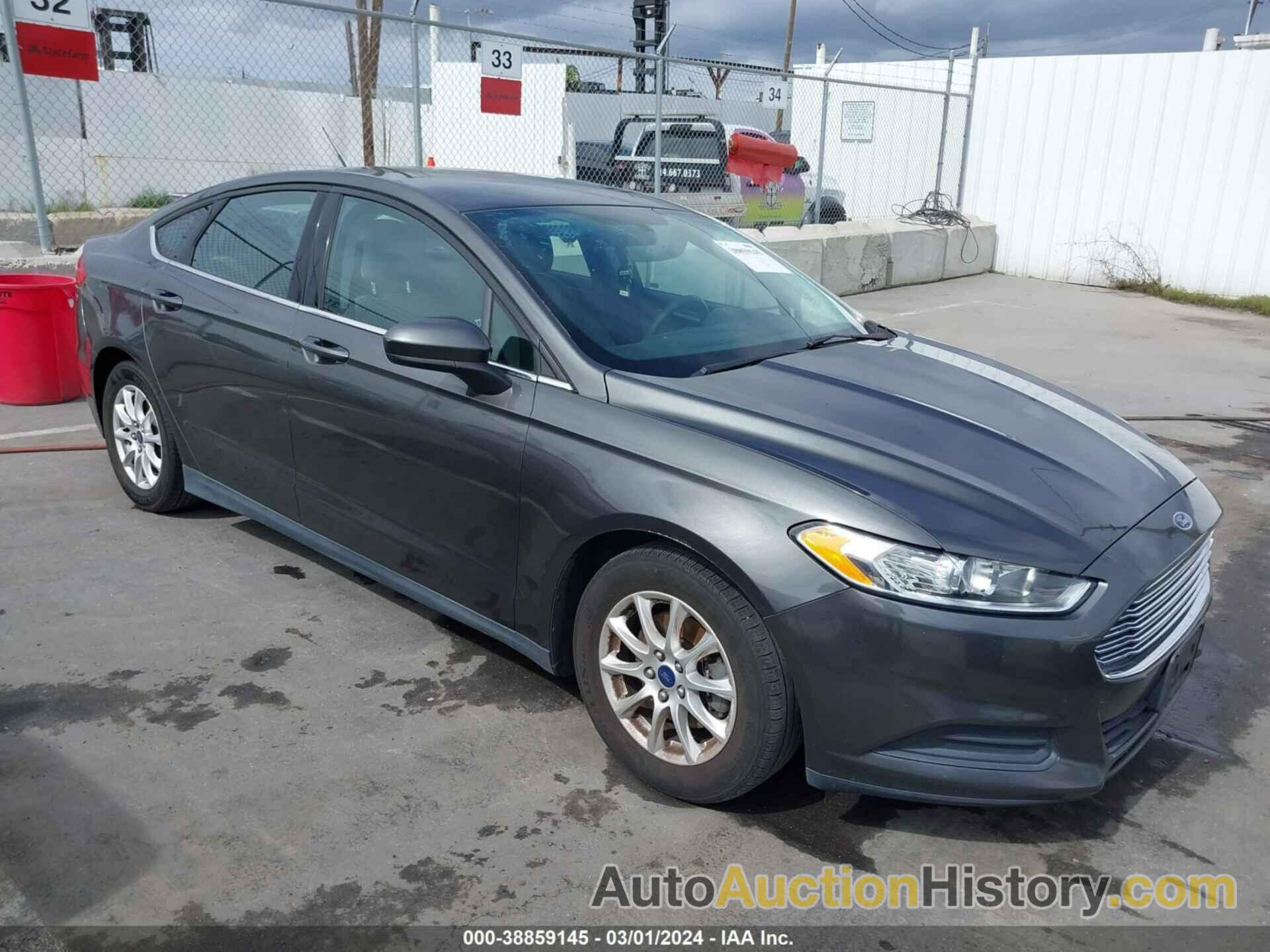 FORD FUSION S, 3FA6P0G74GR123096