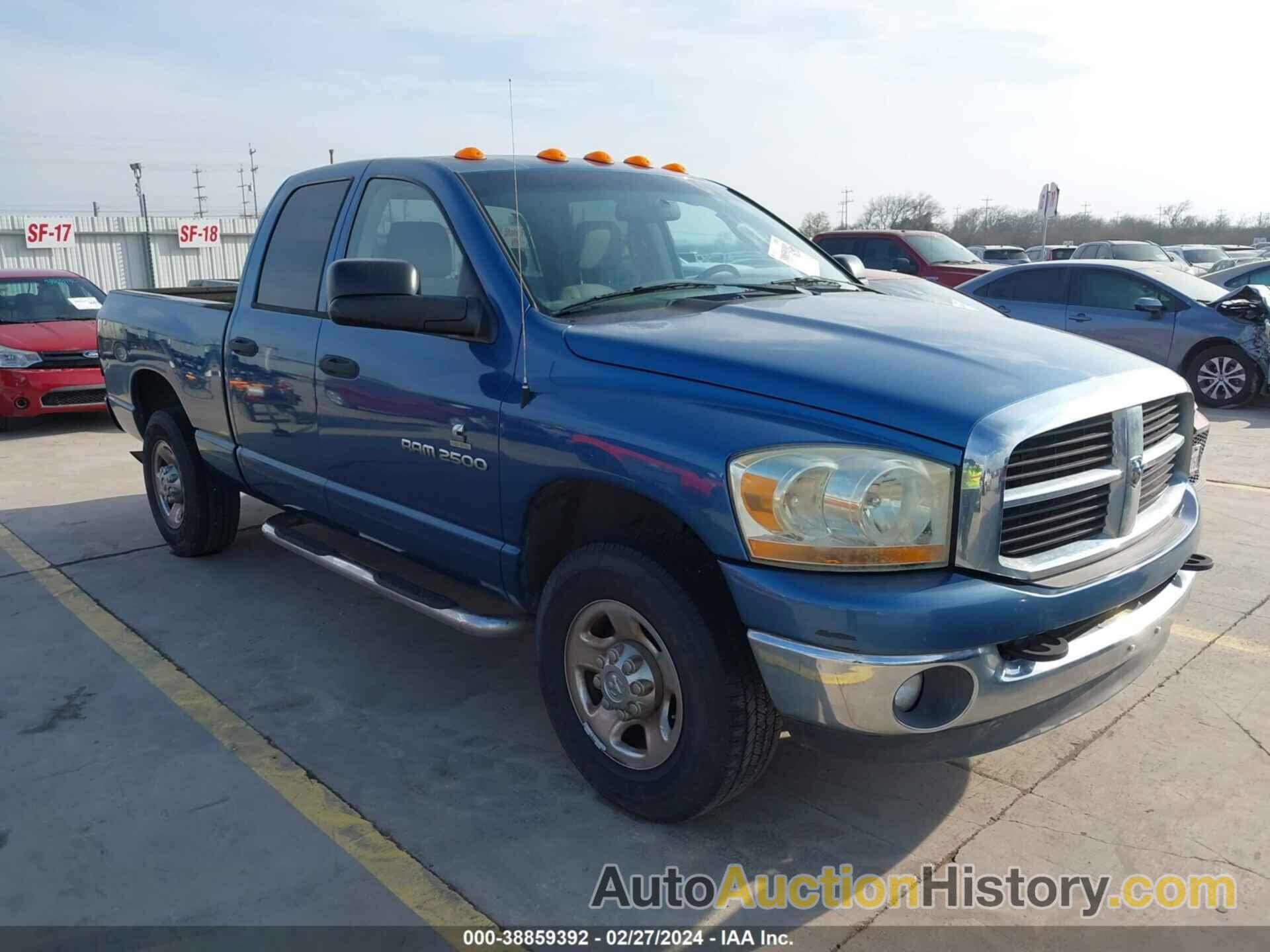 DODGE RAM 2500 SLT/SPORT, 3D3KR28C66G249276