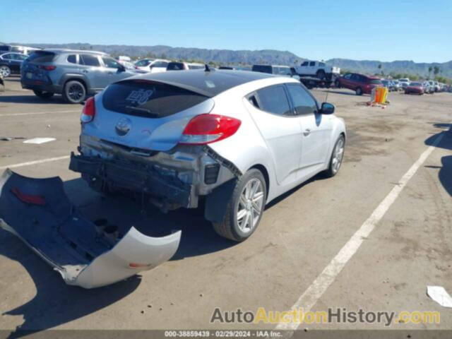 HYUNDAI VELOSTER BASE W/GRAY, KMHTC6AD4CU066469