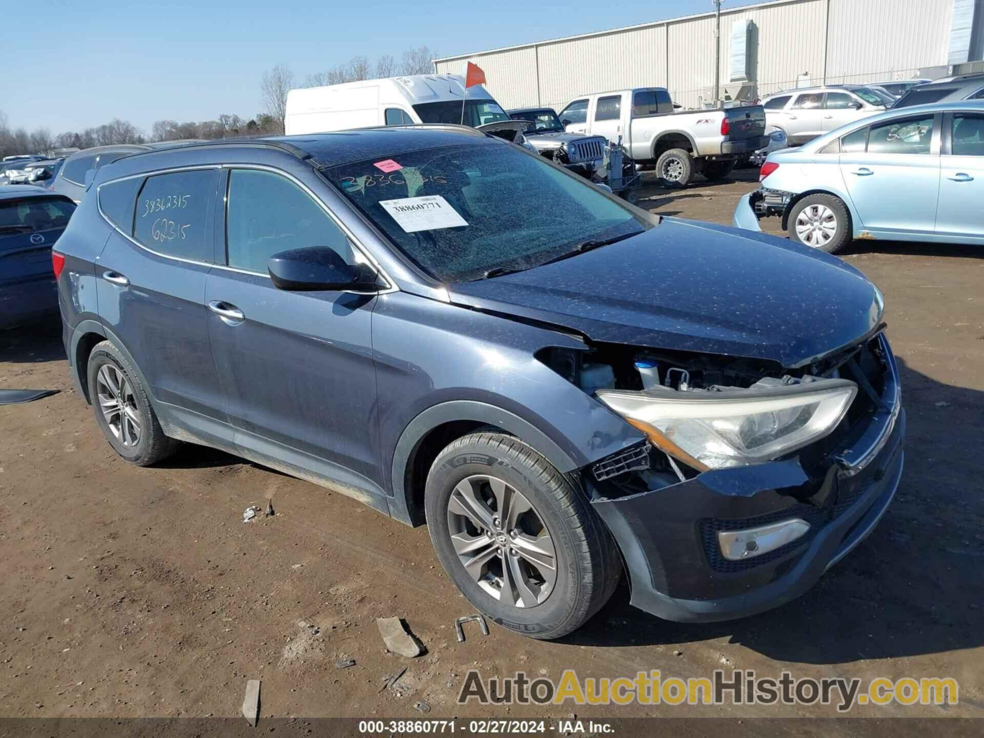 HYUNDAI SANTA FE SPORT, 5XYZU3LB7DG111641