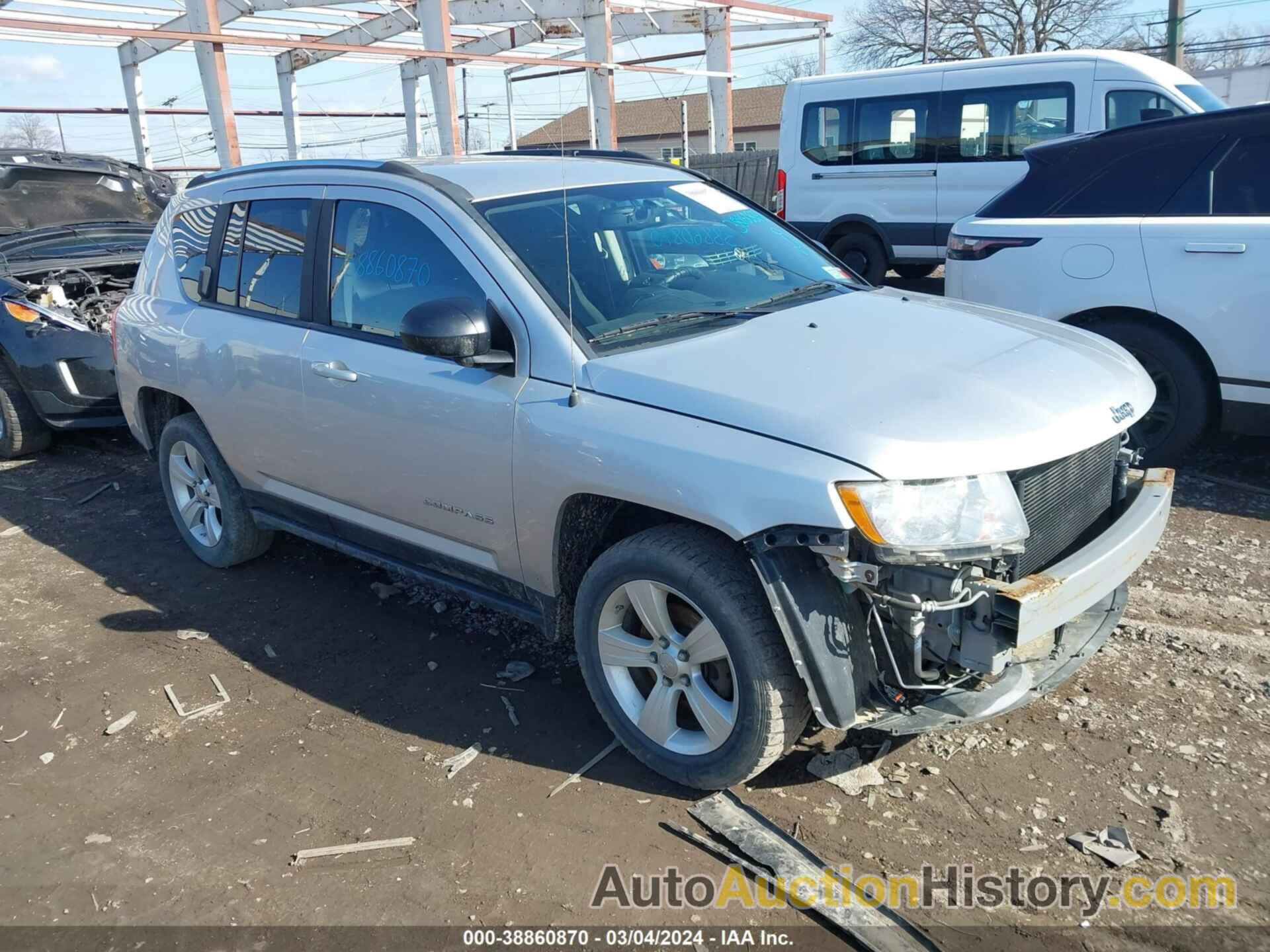 JEEP COMPASS SPORT, 1C4NJCBB7CD605438