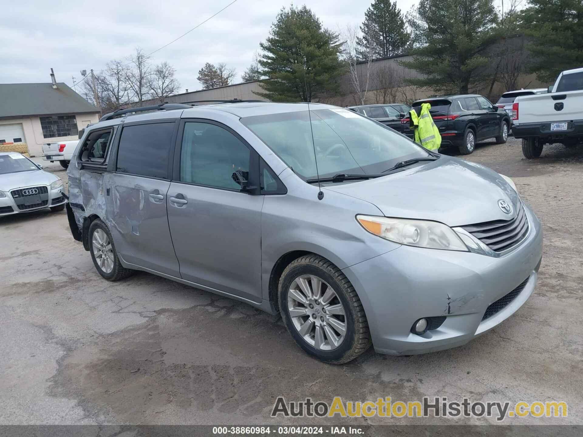 TOYOTA SIENNA XLE, 5TDDK3DC0BS023537