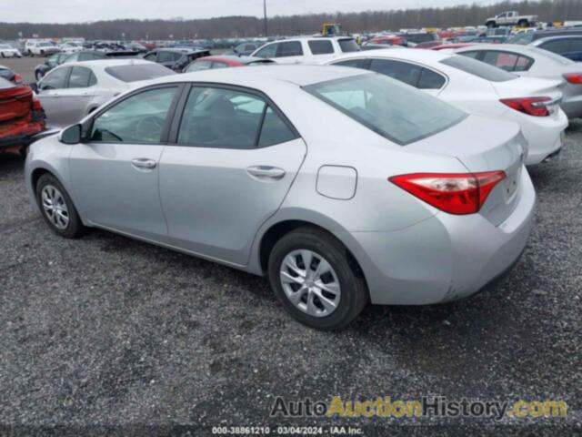 TOYOTA COROLLA L, 2T1BURHE3JC016945