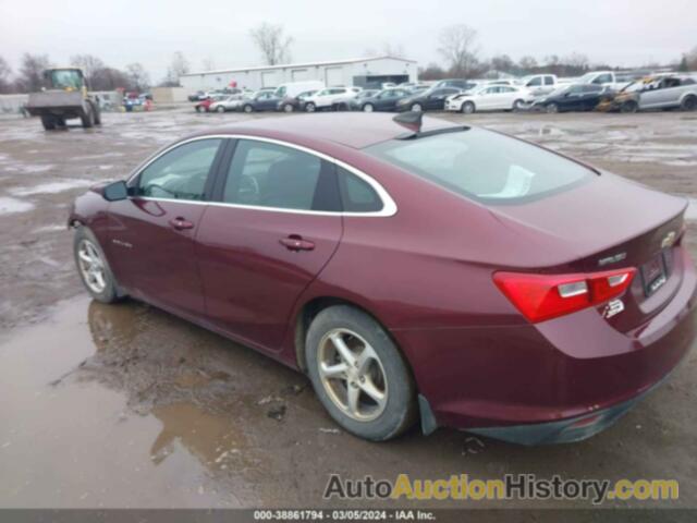 CHEVROLET MALIBU LS, 1G1ZB5ST3GF195744